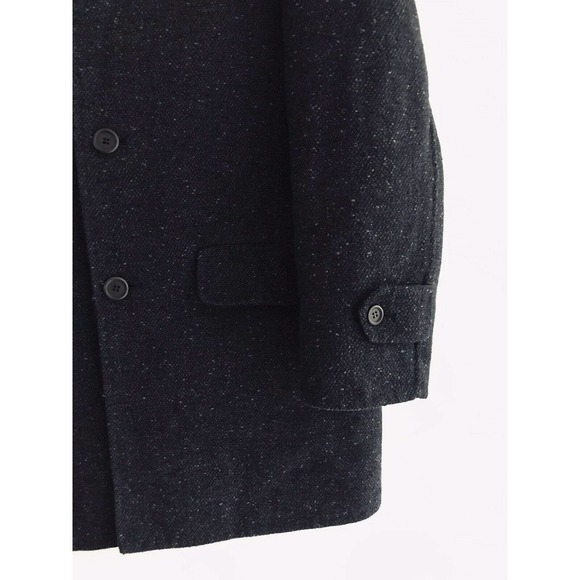 Nino Cerruti | 1881 Mens Size 56 Navy Blue Tweed Blazer Jacket Button Front - Picture 10 of 12